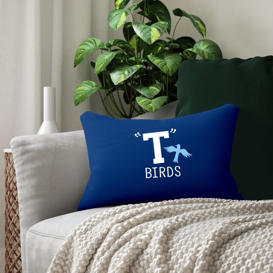 T Birds Lumbar Pillow