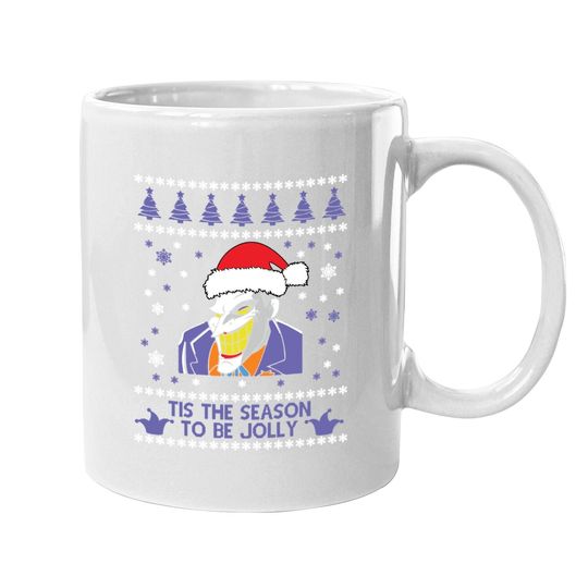 Tis The Season To Be Jolly Joker Christmas Mugs