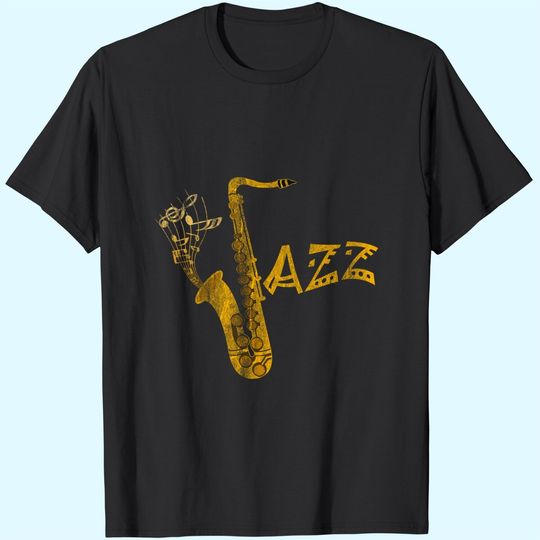 Jazz Musician Saxophonist Gift Saxophone T-Shirt