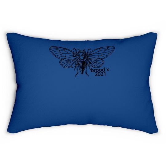 Cicada 2021 Lumbar Pillow Brood X
