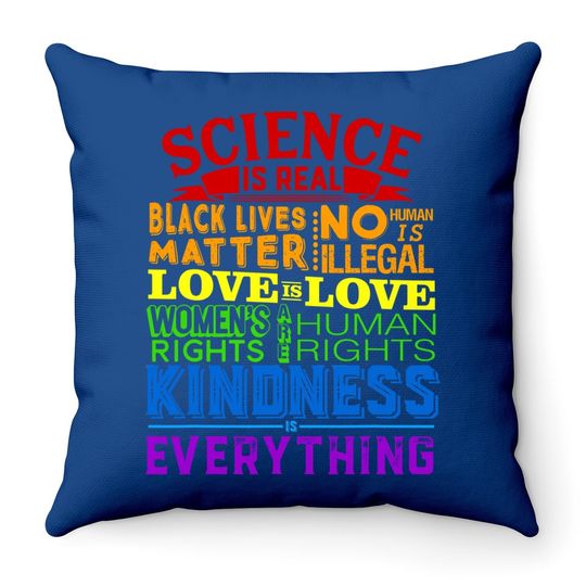 Human Rights Throw Pillow