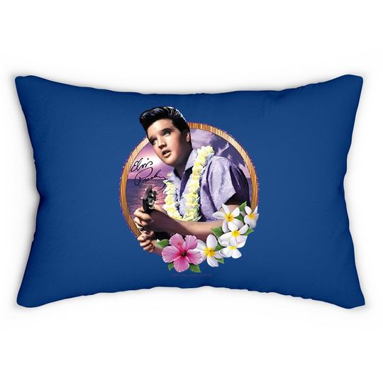 Elvis Presley Luau King  lumbar Pillow