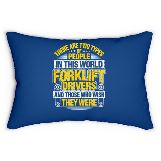 Forklift Operator Two Types Forklift Driver Lumbar Pillow