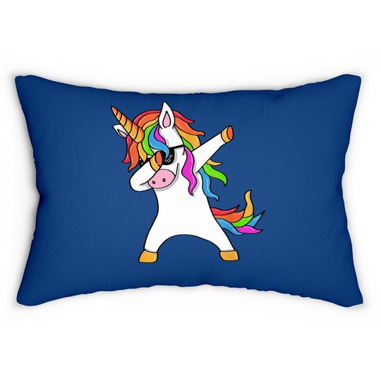 Dabbing Unicorn Dab Lumbar Pillow