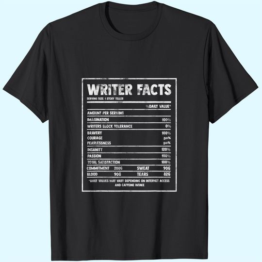 Writer Facts T-Shirt