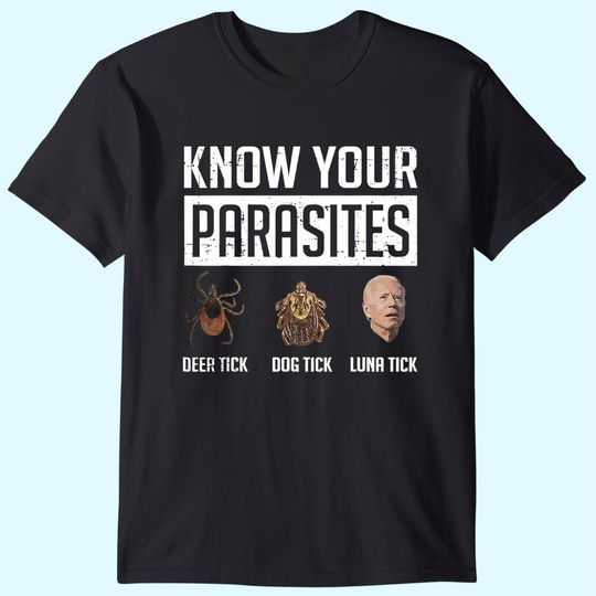 Know Your Parasites Deer Tick Dog Tick Luna Tick T-Shirt