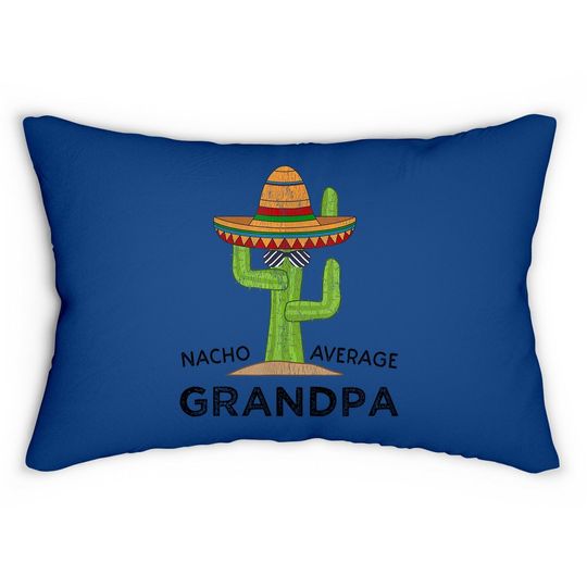 Fun Grandpa Humor Gifts | Funny Saying Father's Day Grandpa Lumbar Pillow
