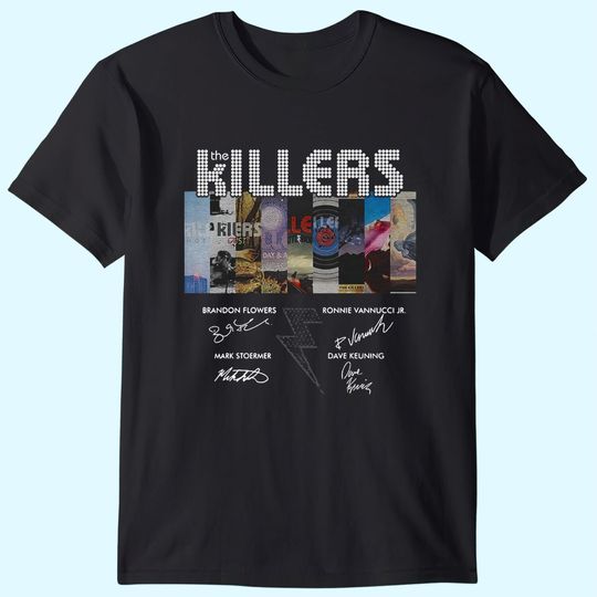 The Killers Band Members Signatures T-Shirt