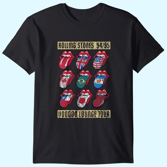 Rolling Stones Voodoo Lounge Charcoal T-Shirt