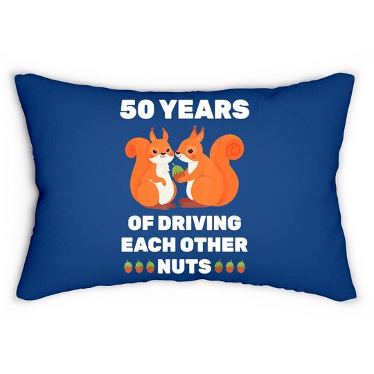25th 25-year Wedding Anniversary Funny Couple For Him Her Lumbar Pillow