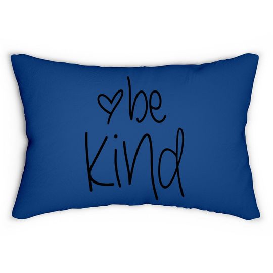 Be Kind Lumbar Pillow Cute Graphic Blessed Lumbar Pillow Funny Inspirational Teacher Fall Lumbar Pillow Tops