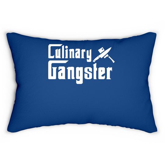Culinary Lumbar Pillow, Cooking Lumbar Pillow, Culinary Gangster Lumbar Pillow, Butcher Lumbar Pillow