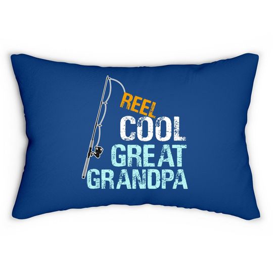 Reel Cool Great Grandpa Gift From Granddaughter Grandson Lumbar Pillow