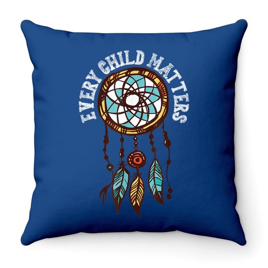 Every Child Matters Throw Pillow Orange Day 2021