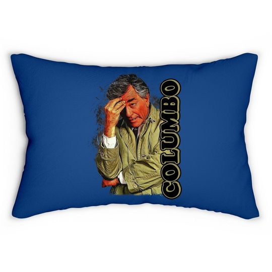 Columbo Detective Movie 80s  lumbar Pillow