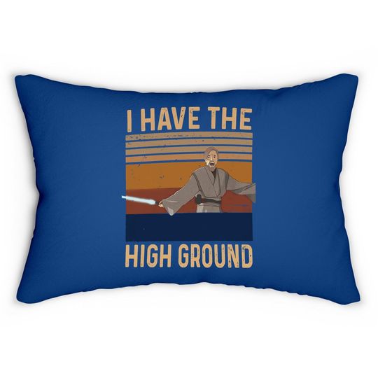 Obi Wan Kenobi I Have The High Ground Lumbar Pillow