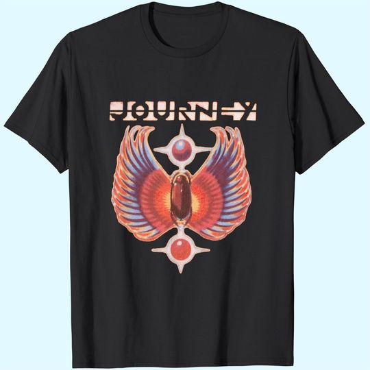 Journey Rock Band Music Group Colored Wings Logo T-Shirt