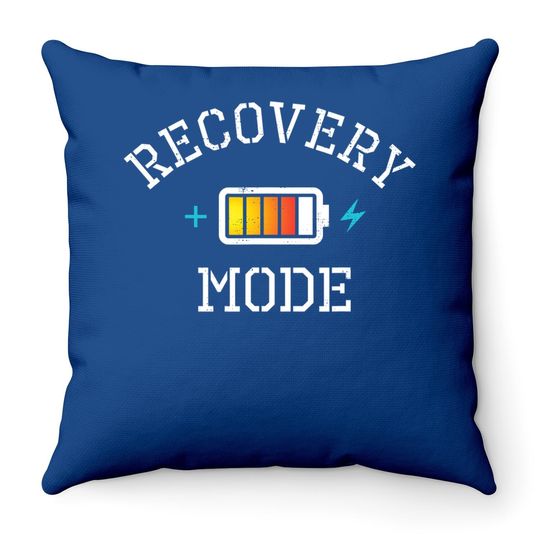 Get Well Soon Gift Throw Pillow Recovery Mode Is On Post Surgery Throw Pillow