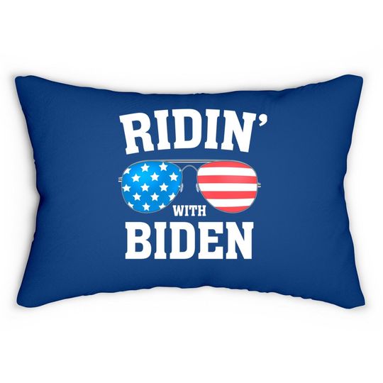 Joe Biden Kamala Harris 2020 - Ridin' With - Liberal Lumbar Pillow