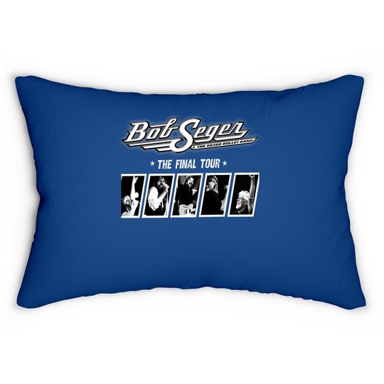 Love Bob Art Seger Retro Rock And Roll Legends 1970s Lumbar Pillow