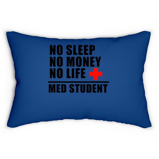 Funny Med School Lumbar Pillow:trust Me Im Almost A Doctor Lumbar Pillow