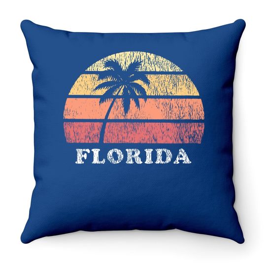 Florida Strong Throw Pillow Keys Fl