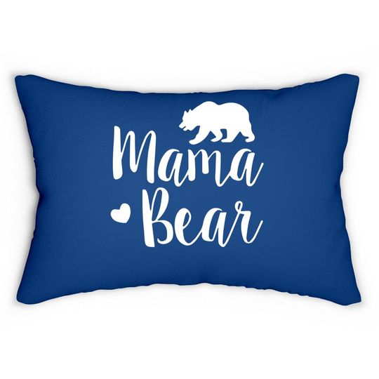 Zilin Mama Bear Lumbar Pillow Short Sleeve Lettering Graphic Cute Lumbar Pillow Summer Tops