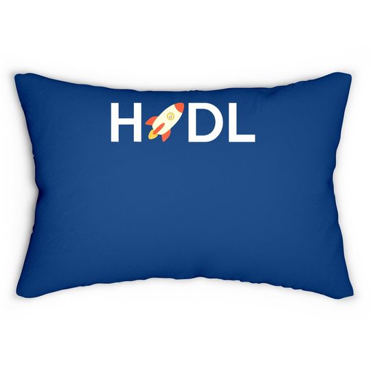 Funny Hodl Bitcoin Dogecoin Shiba Inu Cryptocurrency Lumbar Pillow Lumbar Pillow