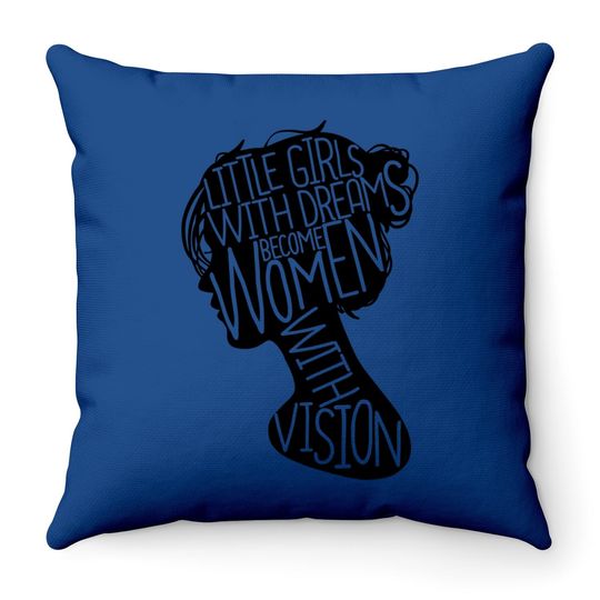 Feminist Rights Social Justice March Throw Pillow For Girls Throw Pillow