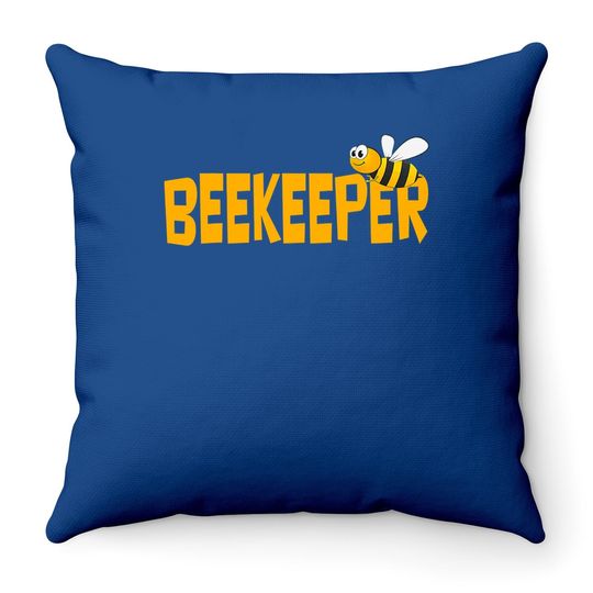 Bee Keeper Throw Pillow