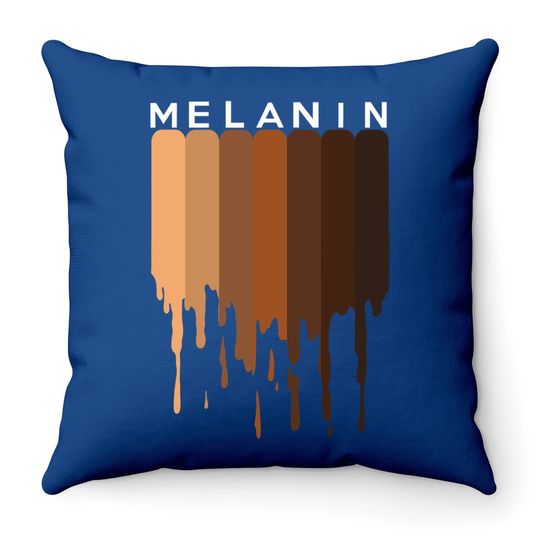 Melanin Black Pride Black History Funny Gift Throw Pillow
