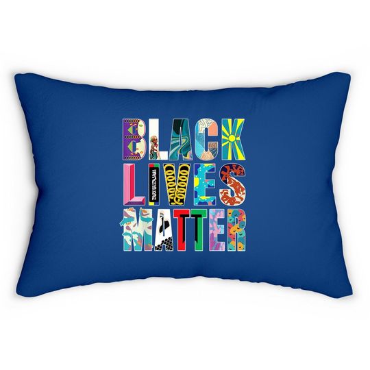 Black Lives Matter - Celebrate Diversity Lumbar Pillow