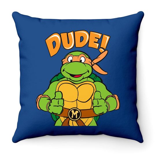 Teenage Mutant Ninja Turtles Michelangelo Dude Throw Pillow