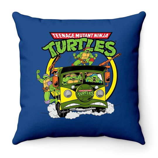 Teenage Mutant Ninja Turtles Truck Speeding Throw Pillow