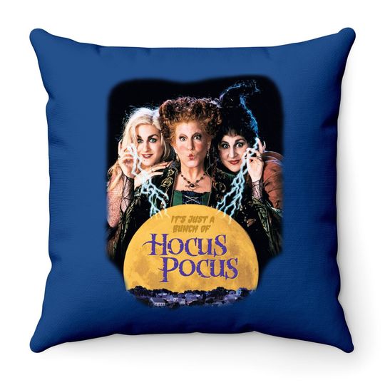 Hocus Pocus Throw Pillow Short Sleeve Graphic Classic Movie Throw Pillow Top