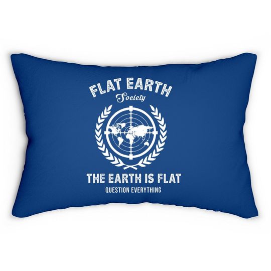 Flat Earth Lumbar Pillow