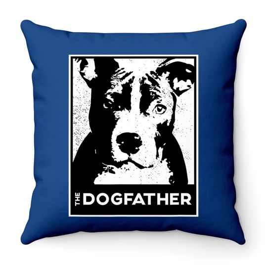 Pit Bull Terrier The Dog Throw Pillow