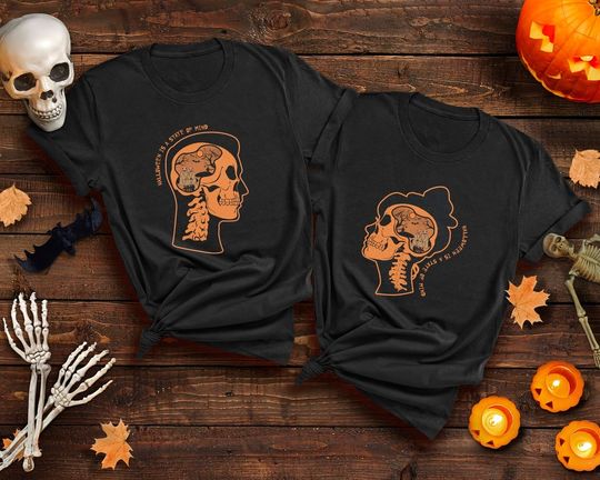 Halloween Is A State Of Mind Couple Halloween Horror Couple T-Shirt