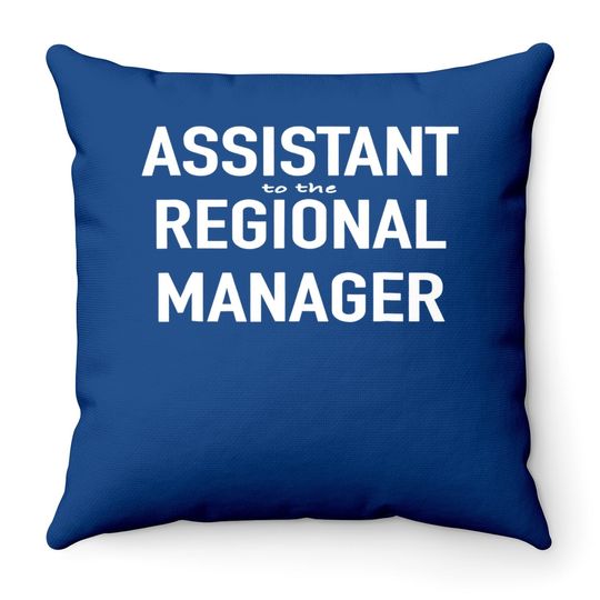 Assistant To The Regional Manager Office Throw Pillow