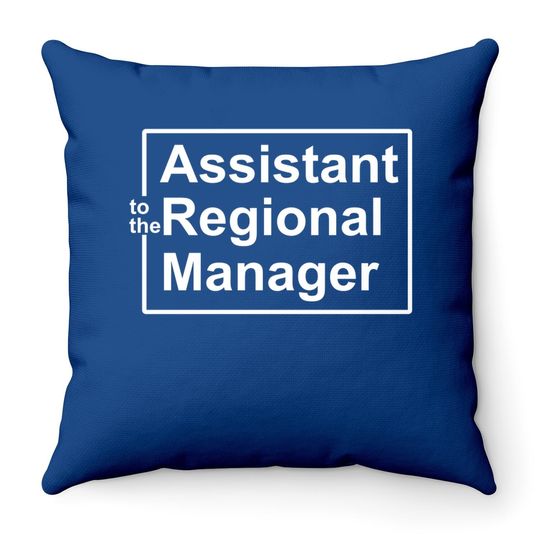 Assistant To The Regional Manager The Office Throw Pillow