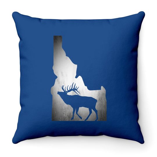 Idaho Elk Hunting Throw Pillow