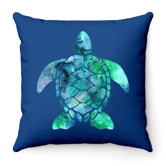 Save The Turtles Sea Turtle Gifts Ocean Animals Sea Turtle Throw Pillow