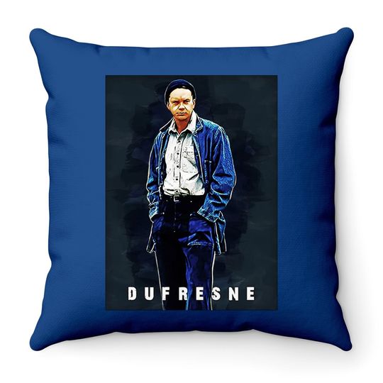 The Shawshank Redemption Andy Dufresne Throw Pillow
