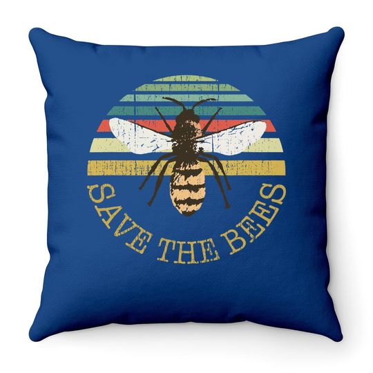 Bee Beekeeper, Save The Bees Apiary Design Throw Pillow