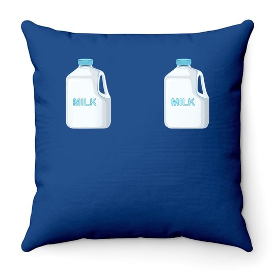 Breastfeeding Mother Milk Can Humor Throw Pillow