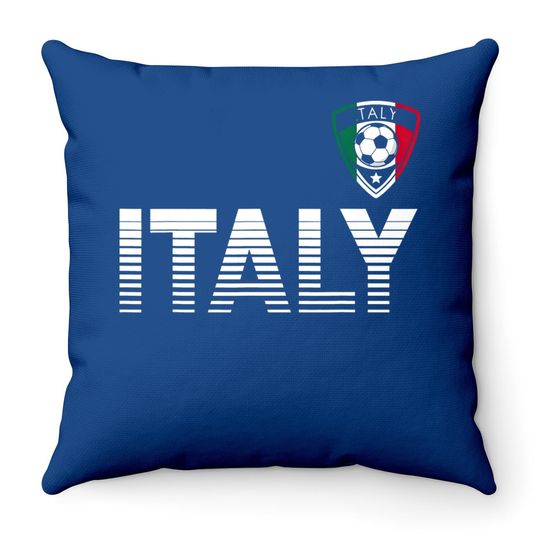 Italy Soccer Jersey 2021 Italian Football Team Fan Throw Pillow