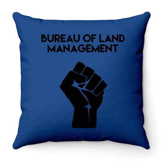 Blm Bureau Of Land Management Throw Pillow