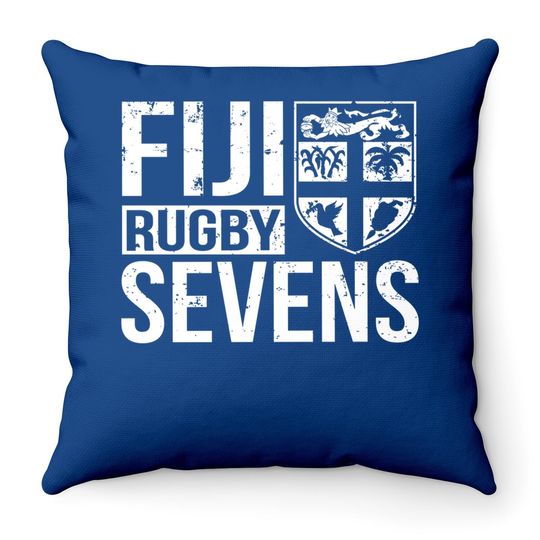 Fiji Rugby Sevens 7s Proud Team Throw Pillow