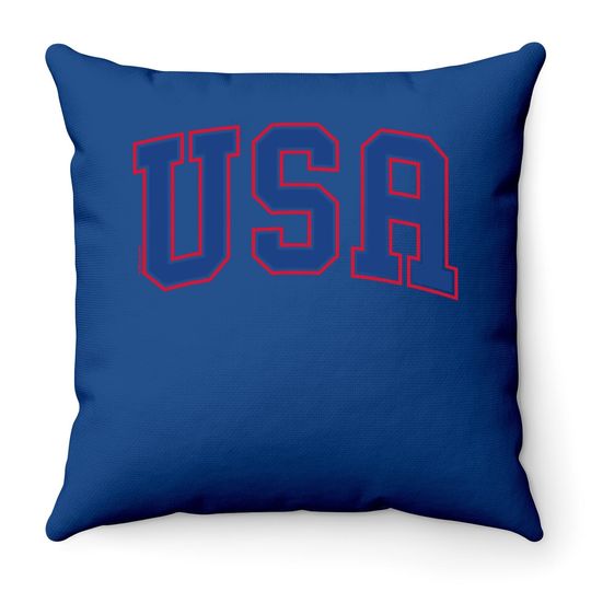 Usa Patriotic American Pride Throw Pillow
