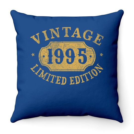 26 Years Old 26th Birthday Anniversary Gift Limited 1995 Throw Pillow